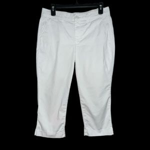 NYDJ Chino Women’s White Capris Pants Size 10P
